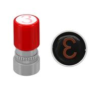 YOKIVE Number Stamp, Character Stamper with Ink Decorate Postcards, Great for Classroom, Festivals (Red, Number 3)