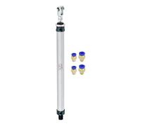 YOKIVE Pneumatic Air Cylinder, with Y Connector and Quick Fittings, Great for Punching Machines, Pneumatic System, Material Handling (MAL 20x250)