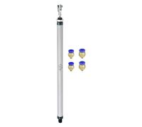 YOKIVE Pneumatic Air Cylinder, with Y Connector and Quick Fittings, Great for Punching Machines, Pneumatic System, Material Handling (MAL 16x300)
