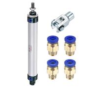 YOKIVE Pneumatic Air Cylinders, with Y Connectors and fitting Great for Automatic Equipment (25mm Bores 150mm Stroke)