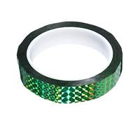 YOKIVE Prism Tape, Self Adhesive Holographic Reflective Decorative Tapes, Great for Craft Projects, DIY Art, Home, Daily Use (Green, 0.8 Inch x 55 Yard)