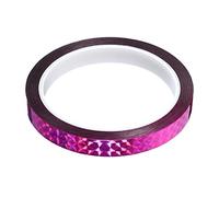 YOKIVE Prism Tape, Self Adhesive Holographic Reflective Decorative Tapes, Great for Craft Projects, DIY Art, Home, Daily Use (Rose Red, 0.5 Inch x 55 Yard)