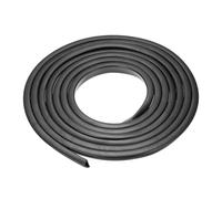 YOKIVE Rubber U Channel Edge Trim, Door Seal Strip EPDM U Shape Weather Stripping Fit Edge 3/16" | Metal Edge Guard Protector Great for Car Doors, Sheet Metal (Black, 10-Feet)
