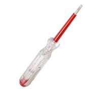 YOKIVE Voltage Detector Tester, Home Slotted Screwdriver Plastic Handle Check Electricity Great for Offices and Factories. (Red, AC 100-500V)