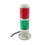 YOKIVE Warning Light, Industrial Tower Lamp with Base, Display Status, Great for Factory, Workshop, Boat (Red Green, DC 24V)