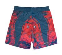 YOKKAO Abstract Water Training Short Size L RedBlack
