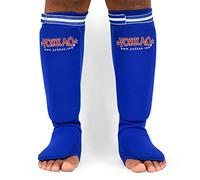 Yokkao Muay Thai Boxing Shin Guards Blue Cotton