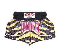 YOKKAO Muay Thai Carbonfit ANIMALIER Boxing Shorts - Black - XS