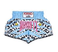 YOKKAO Muay Thai Carbonfit ANIMALIER Boxing Shorts - White - XXL