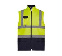 Yoko Adults Unisex Hi-Vis Padded Bodywarmer
