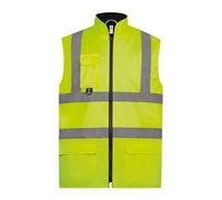 Yoko Adults Unisex Hi-Vis Padded Bodywarmer