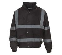 Yoko Bomber Jacket Waterproof Hi Vis Winter Warm High Viz Work Coat Pockets