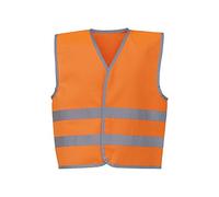 Yoko Hi-Vis Childrens/Kids Reflective Border Waistcoat (S) (Orange)