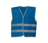 Yoko Hi-Vis Childrens/Kids Reflective Border Waistcoat (S) (Royal Blue)