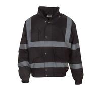 YOKO Hi-Vis Classic Bomber Jacket S Black