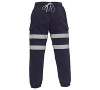 YOKO Hi-vis Jogging Pants (HV016T) Black S