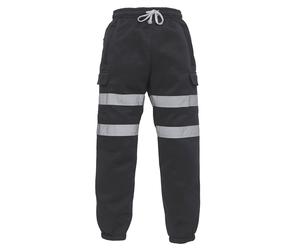 Yoko Hi-vis jogging pants (HV016T) - Mens Sweatpants, 100% Polyester