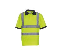 Yoko Hi-vis short sleeve polo (HVJ210) - Mens, 100% Polyester