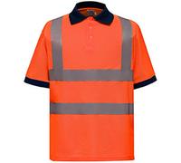Yoko Hi-Vis Short Sleeve Polo Shirt / Mens Workwear