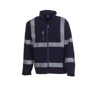 Yoko Hi-Vis Softshell Jacket Waterproof Breathable Workwear and Casual Use