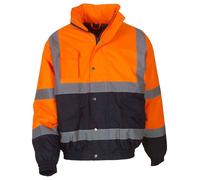 Yoko Hi-Vis Two Tone Bomber Jacket YK201