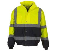 Yoko Hi-Vis Two Tone Bomber Jacket YK201
