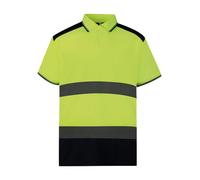 Yoko Hi-Vis Two-Tone Polo Shirt ENISO 20471 Class 2 Railway Certified