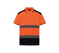Yoko Hi-vis two-tone polo shirt (HVJ220) - Mens, 100% Polyester
