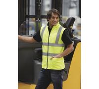 Yoko HV008F Hi-Vis Reversible Fleece Vest Hi-Vis Yellow - Size: 2XL Co 2XL
