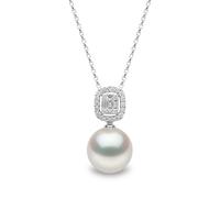 Yoko London 18kt white gold Starlight pearl and diamond necklace - Silver One Size