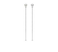Yoko London 18kt white gold Trend diamond and pearl earrings - Silver One Size