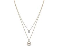 Yoko London 18kt yellow gold Starlight pearl and diamond necklace One Size