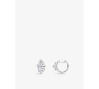 Yoko London Womens Yoko London Baby Glitz 18ct White-Gold, Akoya-Pearl and Brilliant Round-Cut 0.84ct Diamond Earrings White Gold 1 Size