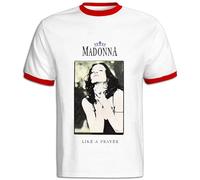Yoko Men's All Round Entertainer Beautymadonna Ringer T Shirts Short Sleeve XL White