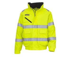Yoko Men's Fontaine Flight Jacket in Yellow | Size: 3XL Yoko Yellow 3XL
