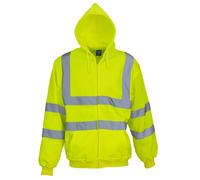 Yoko Mens Hi-Vis Full Zip Hoodie BC5590