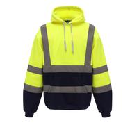 Yoko Mens Hi-Vis Full Zip Hoodie PC7205