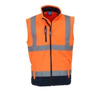 Yoko Mens Hi Vis Softshell Bodywarmer / Workwear BC2805