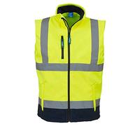 Yoko Mens Hi Vis Softshell Bodywarmer / Workwear