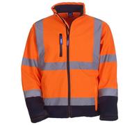 Yoko Mens Hi-Vis Softshell Jacket (Pack Of 2)