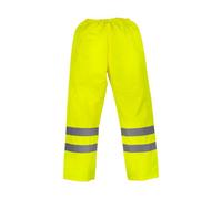 Yoko Mens Hi-Vis Waterproof Contractor Trousers (L) (Hi-Vis Yellow)