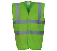 YOKO Enhanced Vis Waistcoat L Lime