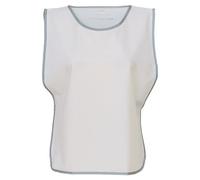 Yoko Men's Yk009/Hvj259 Hi-Vis Reflective Border Tabard - White, Large/X-Large
