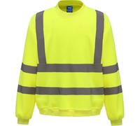 Yoko Men's Yk030/Hvj510 Hi Vis Sweatshirt - Yellow, Large