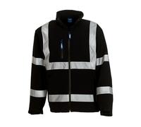 Yoko Men's Yk040/Hvk09 Hi Vis Softshell Jacket Black