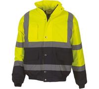 YOKO Hi-Vis 2 Tone Bomber Jacket Extra Large Hi-Vis Yellow/Navy