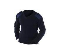Yoko Sweatshirt Navy V-Neck NATO Security Sweater Jumper Pilots Sailor Military