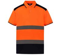 Yoko Two Tone Short Sleeve Polo Shirt YK017