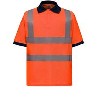 Yoko Unisex Adult Hi-Vis Polo Shirt PC5636