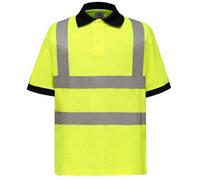 Yoko Unisex Adult Hi-Vis Short-Sleeved Polo Shirt RW9408